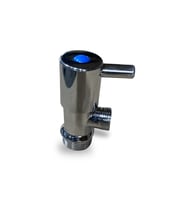 Pirinç Taharet Ara Musluk 1/2'' x 3/8'' Krom Kaplama Çubuk Kollu