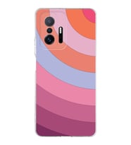 Xiaomi  Mi 11T  Kamera Korumalı Kapak Renk Cümbüşü Tasarımlı Şeffaf  Kılıf