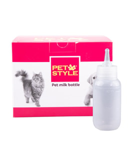 Şeffaf Pet Biberon 50 ml Yavru Kedi ve Köpekler İçin Biberon (Çok Renkli)