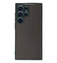Mey İthalat® Samsung Galaxy S22 Ultra Kılıf Montreal Silikon Kapak - Yeşil