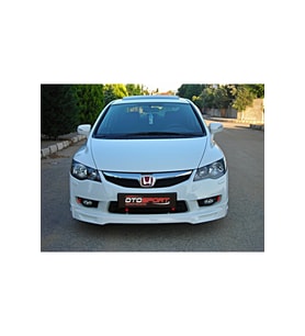 HONDA CİVİC FD6 Uyumlu MAKYAJLI KASA ÖN TAMPON EKİ FİBERGLASS BOYASIZ 2009-2012