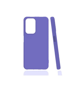 Infinix Note 8 Uyumlu Kılıf Zore Biye Silikon (Mor)