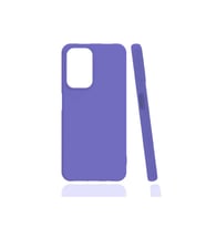 Infinix Note 8 Uyumlu Kılıf Zore Biye Silikon (Mor)
