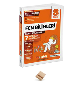 Gizli LGS 2027 8. Sınıf Fen Bilimleri Konu Anlatımlı Modüler Dergi + Telefon Standı