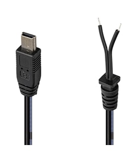 Weko 1.2 Metre 18 0.10 Bs 2F Mini Usb Tedek Adaptör Kablosu Oto Araç Kamera Navigasyon Soket Ucu