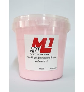 M1 ART Toz Pembe Su Bazlı Vernikli Yenileme Boyası 1000.ml-Mobilya,cam,mermer,beyaz eşya,fayans,seramik,parke