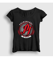 Presmono Kadın Siyah The Phenomenal One P1 Wwe Aj Styles T-Shirt 545231tt