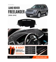 e-biz LAND ROVER FREELANDER (2006-2014) Uyumlu Torpido Örtüsü, Torpido Kılıfı - Siyah-Gri - LR003