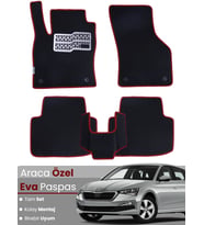 SKODA SCALA (2019-2025) Uyumlu EVA Paspas Tam Set–Oto Paspas,Araca Özel,Kolay Montaj