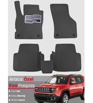 JEEP RENEGADE (2014-2020) Uyumlu EVA Paspas Tam Set–Araca Özel,Kolay Montaj,Su Geçirmez