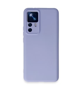 Xiaomi Mi 12t Pro Kılıf Nano İçi Kadife Silikon - Lila