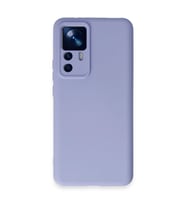 Xiaomi Mi 12t Pro Kılıf Nano İçi Kadife Silikon - Lila