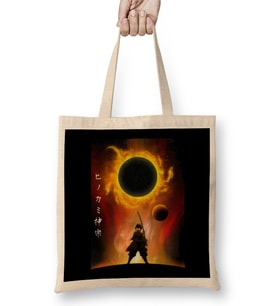 Demon Slayer Tanjiro 01 Bez Çanta Uzun Saplı