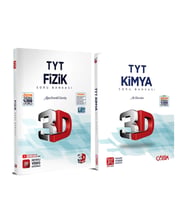 3D Yayınları TYT Fizik ve Kimya Soru Bankası Seti 2 Kitap