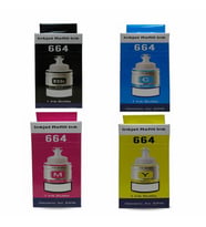 Photo Print® Premium Epson L1455 Uyumlu 4 Renk Kaliteli Mürekkep Seti (Çok Renkli)