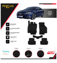 Opel Insıgnıa 2019+ 3D Havuzlu Paspas (Siyah - Beyaz)