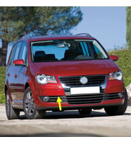 VW Touran 2007-2010 Ön Tampon Çeki Çekme Demiri Kapağı 1T0807241B