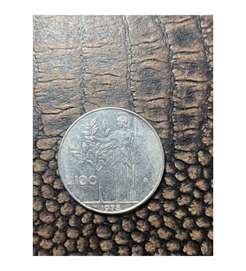 İtalya 100 Lire 1978 Republica İtaliana L100