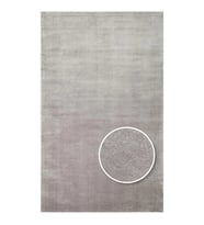 Eko Halı Majesty MJ 04 Sky Grey Düz Desenli El Emeği ile Özel Tezgahlarda Üretilen Yün Viskon Uşak H (Açık Gri)