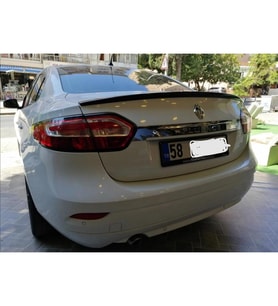 RENAULT FLUENCE SİYAH SPOİLER