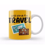 funny Travel gift design lover Trippin Wanderlust Journey Adventurer Vacation Kupa Bardak Porselen