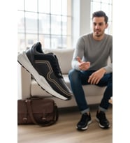 Enoch Erkek Sneaker - Yüksek Esnek Tabanlı Şehir Şıklığı Ve Konfor Odaklı Bağcıklı Yürüyüş Ayakkabısı