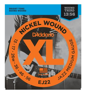 D’Addario EJ22 Elektro Gitar Tel Seti 13-56 Jazz Medium