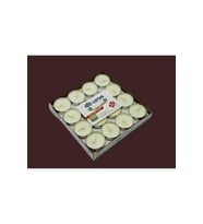 Tealight mum 32'li beyaz renk yuvarlak mum