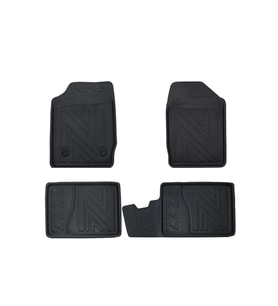 Renault Symbol 1999-2008 ile Uyumlu Carbon Desenli Ultra Premium Havuzlu Oto Paspas (Çok Renkli)