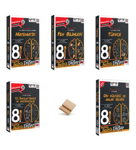 Yargı LGS 2027 8. Sınıf Matematik Türkçe Fen İnkılap ve Din Tüm Dersler 5li Fasikül Defter + Telefon Standı