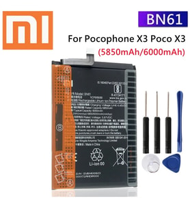 Xiaomi Pocophone X3 NFC - Battery BN61 6000mAh