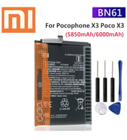 Xiaomi Pocophone X3 NFC - Battery BN61 6000mAh