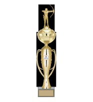 ODAK KUPA - Figürlü Kupalar - Okçu Figürlü Kupalar FG-071 A - 55 cm