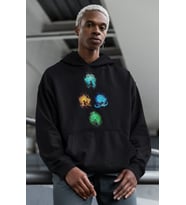 Avatar The Last Airbender Yazılı Unisex Oversize Anime Karakter Hoodie