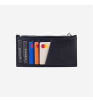 Cooluxury Hakiki Deri Unisex Cüzdan Nero Siyah Floter