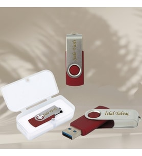 KİŞİYE ÖZEL 32 GB KIRMIZI  FLAŞ BELLEK 2.0