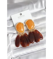 Pirinç Gold Renk Vintage Model Kadın Küpe - TJ-BKP11431