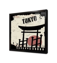 Tokyo Çerçeveli Cam Tablo