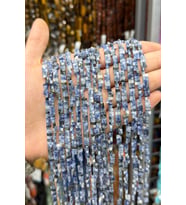 Sodalit Taşı 3x5mm Çift Delikli Dizi