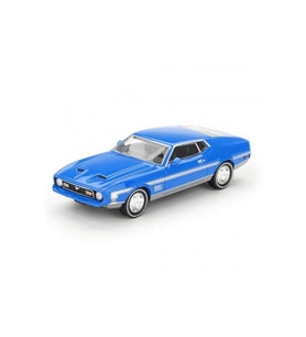 1/64 Ford Mustang Mach 1 Grabber Blue