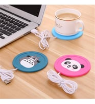 USB Silikon Bardak Altı Isıtıcı