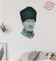 Atatürk Özel Üretim Ahşap UV Baskı Duvar Tablosu ELF-2312006