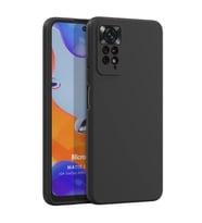 Microsonic Matte Silicone Xiaomi Redmi Note 12 Pro 4G Kılıf Siyah (Siyah)