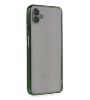 Durukar® Samsung Galaxy A04 Kılıf Lensli Silikon - Yeşil
