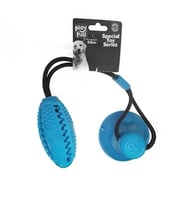 Playfull Yapışkanlı Ödül Hazneli Köpek Oyuncağı 5x12x56 Cm Mavi