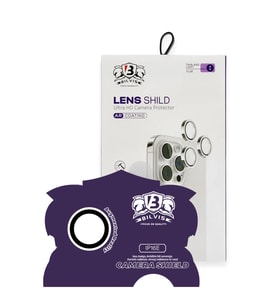 Uray store Apple iPhone 16E Bilvis Titan Kamera Lens - Beyaz