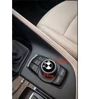 Bmw Uyumlu Joystick Konsol Sticker Arma Logo 29 Mm 2.9 CM SİYAH BEYAZ 1 ADET