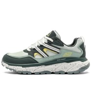Skechers D'Lux Journey Memory Foam Leather Womens Outdoor Shoes Green Gray Hafızalı Taban Hakiki Deri Kadın Outdoor Ayakkabı Yeşil