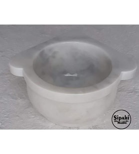 Sipahi Marble Afyon Bulutlu Mermer Düz Köşe Kurna