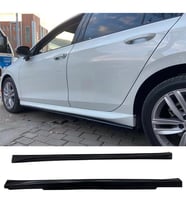 Vw Golf 8 Aero Yan Marşpiyel Seti Plastik 2 Adet Mat Siyah 2019 2020 2021 2022 2023 2024 2025 karlık+ek+bodykit